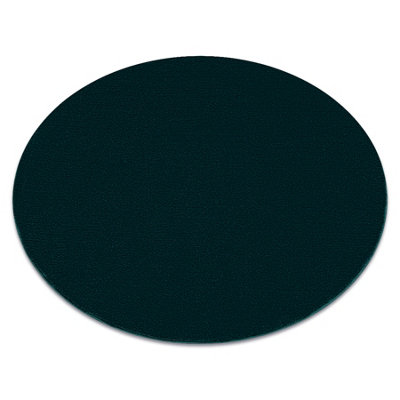 RugsX Modern Washing Carpet Lindo Circle Emerald GreenAnti-SlipShaggy Circle 80 Cm from B&Q