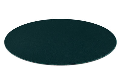 RugsX Modern Washing Carpet Lindo Circle Emerald GreenAnti-SlipShaggy  Circle 120 Cm from B&Q
