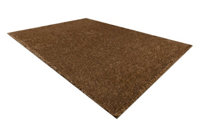 RugsX Carpet Buenos 6650 Shaggy PlainSingle Color Dark Beige  180X270 Cm from B&Q