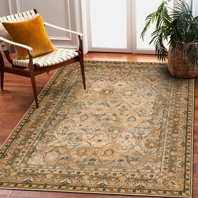 RugsX Wool Carpet Omega Kashmir Cream 100X150 Cm from B&Q