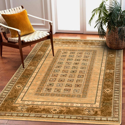 Rugsx Wool Carpet Omega Antik Honey 100X150 Cm from B&Q
