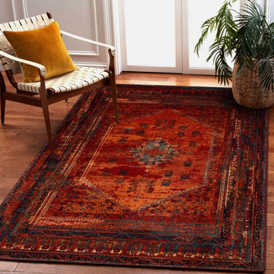 Rugsx Wool Carpet Omega Mistik Red 100X150 Cm from B&Q