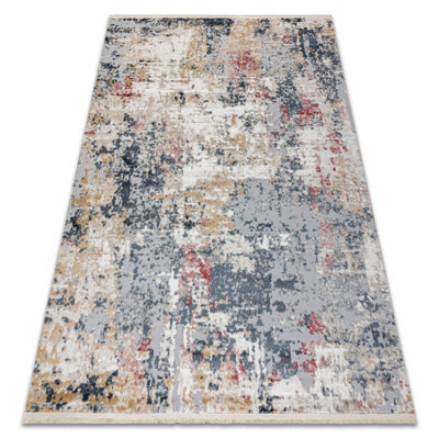 RugsX Distin 0123A Pink / Powder / White Modern CarpetAbstractionVintag 200X290 Cm from B&Q