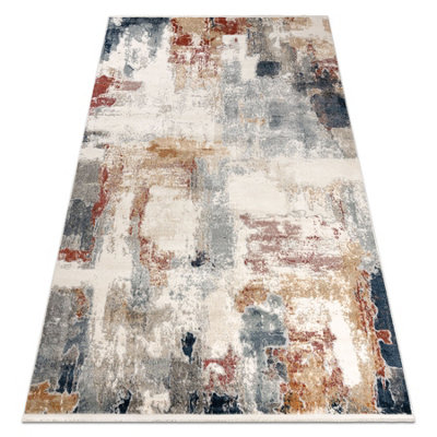 RugsX Distin 0144B White / Rose / Powder Modern CarpetAbstractionVintag 200X290 Cm from B&Q