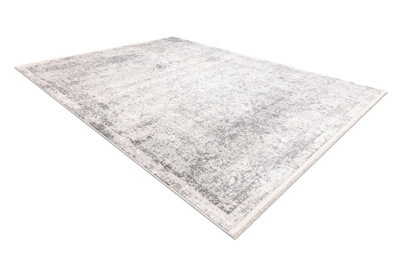 RugsX Distin 0200A Grey / Light Grey / White Modern CarpetRhombusesFram  140X190 Cm from B&Q