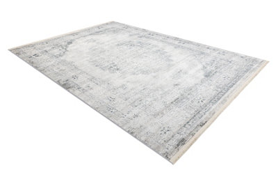 RugsX Distin 0201A White / Blue / Light Green Modern CarpetOrnamentFram  160X230 Cm from B&Q