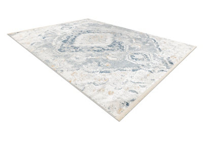 RugsX Distin 0816A Blue / Light Green / White Modern CarpetOrnamentVint  80X150 Cm from B&Q