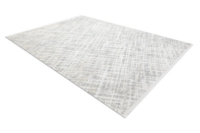 RugsX Modern Carpet Duke 51550 Cream / GreyTrellisStructuredVery Soft  280X370 Cm from B&Q