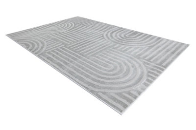 B&Q -  Carpet Balance 1918 GreyGeometricStructuralGlamour  80X150 Cm