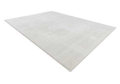 B&Q -  Carpet Balance 9086 CreamGeometricStructuralGlamour  80X150 Cm