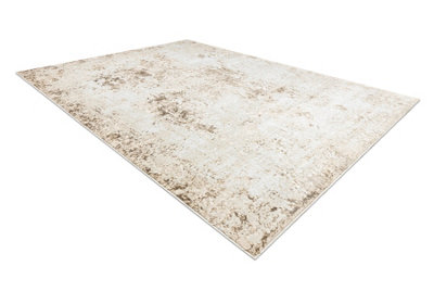 RugsX Carpet Allure 1959 AbstractionStructuralStylishGlamour Cream Beige 160X220 Cm from B&Q