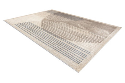 RugsX Carpet Fusion 0815 Cream BeigeGeometricModernAbstract 120X170 Cm from B&Q
