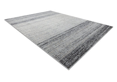 RugsX Carpet Fusion 8252 Light Grey Dark GreyMelangeModernAbstract 140X190 Cm from B&Q