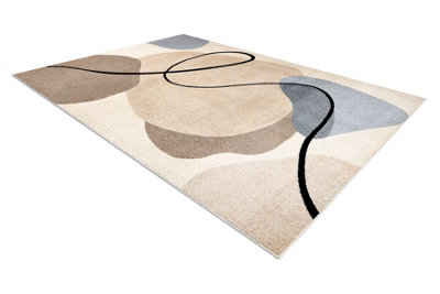 RugsX Carpet Fusion 9213 Cream BeigeGeometricModernAbstract 280X370 Cm from B&Q