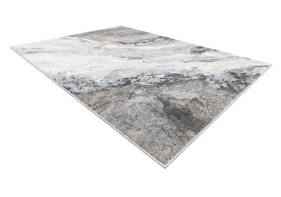 RugsX Carpet Fusion 9613 Light Grey Dark GreyMarbleModernAbstract 120X170 Cm from B&Q