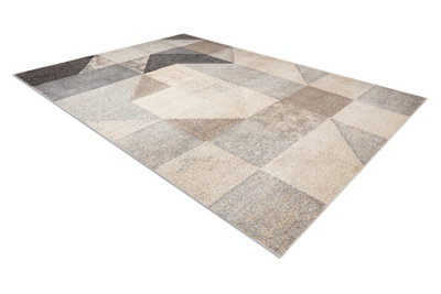 RugsX Carpet Fusion 9777 Cream BeigeGeometricModernAbstract 160X220 Cm from B&Q
