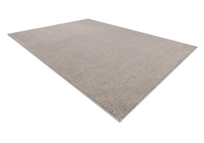 RugsX Eton Plus Carpet BeigeOne-ColorUniformPlain 350X400 Cm from B&Q