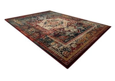 RugsX Wool Carpet Polonia Alhambra OrnamentFrame Ruby 200X300 Cm from B&Q