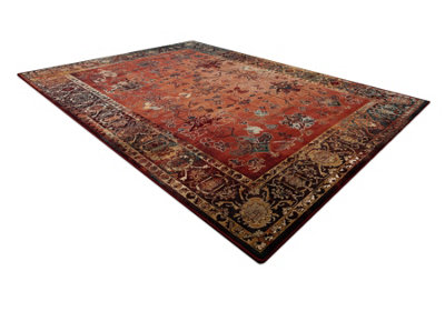 RugsX Wool Carpet Polonia Bodrum OrnamentFrame Ruby 200X300 Cm from B&Q