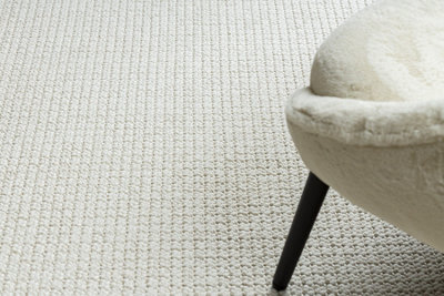 RugsX Carpet Casablanca Loop White LoopSoft 150X200 Cm from B&Q