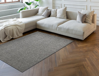 RugsX Carpet Casablanca Loom GreyLoopSoft Indoor & Outdoor 300X300 Cm from B&Q
