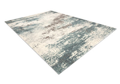 RugsX Wool Carpet Abby 486.28.la111 Osta VintageModern Beige Blue 160X240 Cm from B&Q