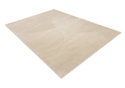 RugsX Carpet Balance 0194 TaupeGeometricStructuralGlamour 180X270 Cm from B&Q