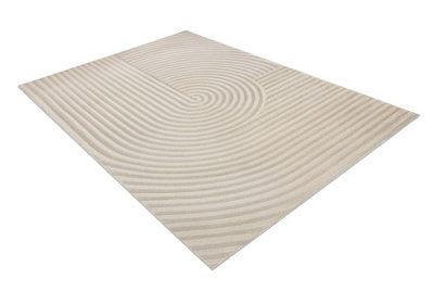 RugsX Carpet Balance 1921 TaupeGeometricStructuralGlamour 200X290 Cm from B&Q