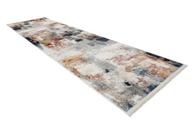 RugsX Distin 0144B White Rose Powder Modern CarpetRunnerAbstractionVintage80X300 Cm from B&Q