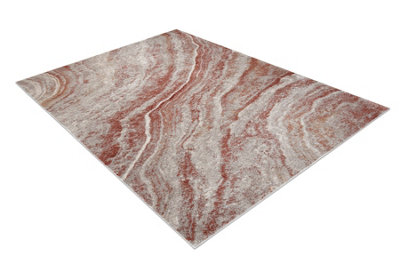 RugsX Carpet Fusion 9776 Beige TerracottaAbstractionModernAbstract 80X150 Cm from B&Q