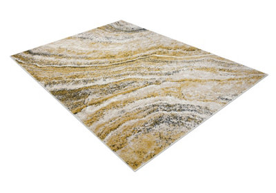 RugsX Carpet Fusion 9776 Cream White YellowAbstractionModernAbstract 240X330 Cm from B&Q
