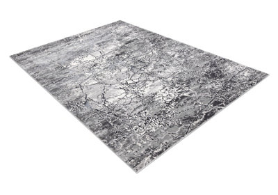 RugsX Carpet Allure 5716 StoneStructuralStylishGlamour Light Grey Grey 140X190 Cm from B&Q