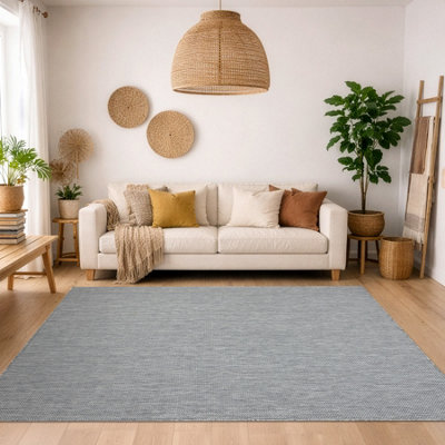 RugsX Carpet Sisal Sion A5165A Melange Flat Woven Grey 120X170 Cm from B&Q