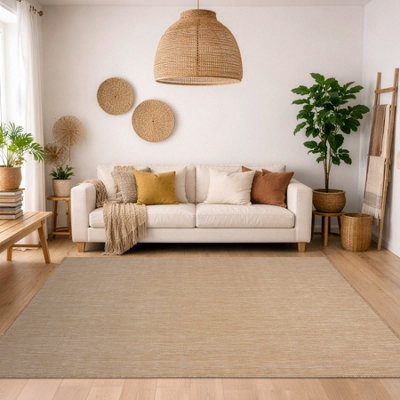 RugsX Carpet Sisal Sion A5165A Melange Flat Woven Natural 120X170 Cm from B&Q