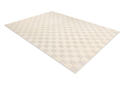 RugsX Dune 2838 Cream Carpet  GeometricChessboardStructural 240X330 Cm from B&Q