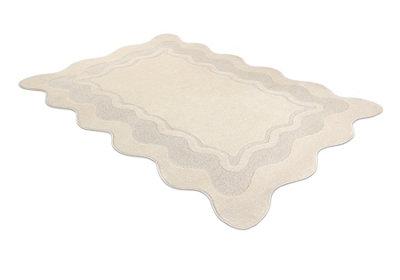 RugsX Dune 2879 Shape Cream Carpet  FrameStructuralIrregular  240X330 Cm from B&Q