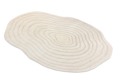 RugsX Dune 8070 Shape Cream Carpet  LinesStructuralIrregular  133X190 Cm from B&Q