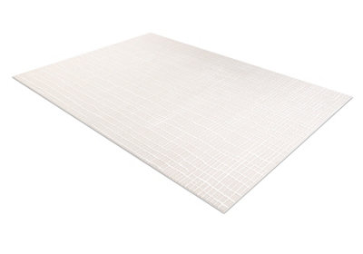 RugsX Carpet Aura J1852A CreamLinesStructuralModern 80X150 Cm from B&Q