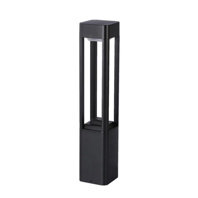 Luminosa Lighting Luminosa Nutri 60Cm Outdoor Bollard Black 3000K Warm White Ip54 from B&Q
