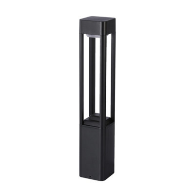 Luminosa Lighting Luminosa Nutri 80Cm Outdoor Bollard Black 3000K Warm White Ip54 from B&Q
