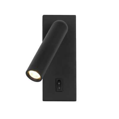 Italux Lighting Nova Wall Light Black - Black - Image 3