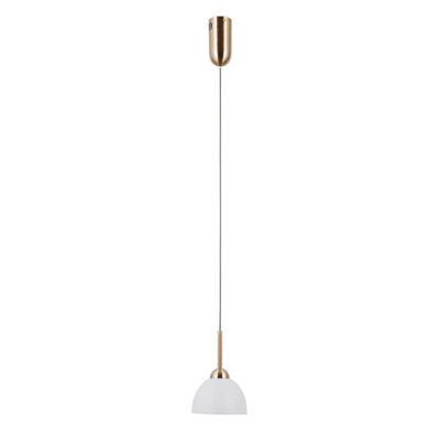 Luminosa Lighting Luminosa Montiela Dome Pendant Ceiling Light Gold 3000K Warm White from B&Q