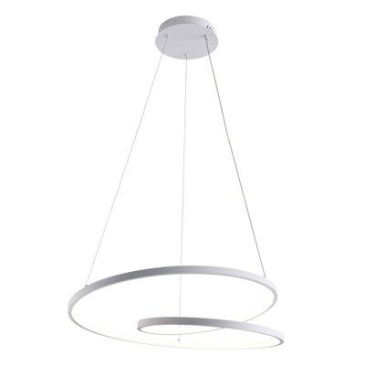 Luminosa Lighting Luminosa Reina Led Pendant Ceiling Light White 3000/4000/6000K from B&Q