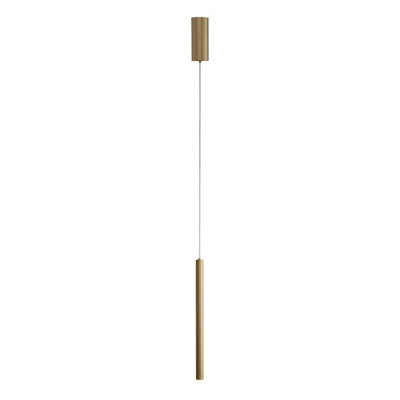 Luminosa Lighting Luminosa Valdes Slim Pendant Ceiling Light Gold 3000/4000/6000K from B&Q