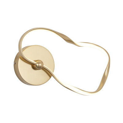 Luminosa Lighting Luminosa Amaya Led Wall Lamp Gold 3000/4000/6000K from B&Q