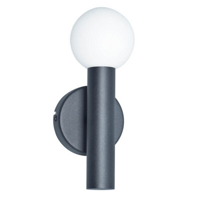 Luminosa Lighting Luminosa Filano Globe Wall Lights Sand Black