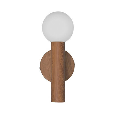 Luminosa Lighting Luminosa Filano Globe Wall Lights Brown from B&Q