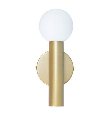 Luminosa Lighting Luminosa Filano Globe Wall Lights Gold from B&Q