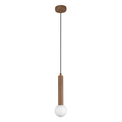 Luminosa Lighting Luminosa Filano Slim Pendant Ceiling Light Brown from B&Q