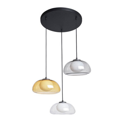 Luminosa Lighting Luminosa Ainale Cluster Pendant Ceiling Light Black 3Xg9 from B&Q